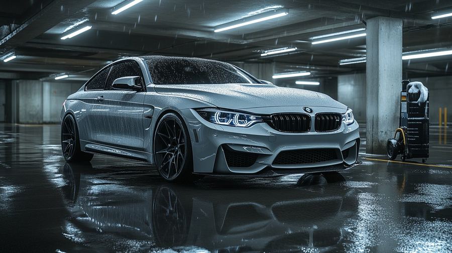 BMW M4 Competition après détaillage