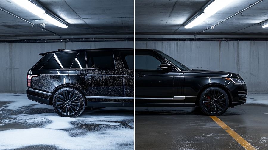 Range Rover Autobiography après détaillage
